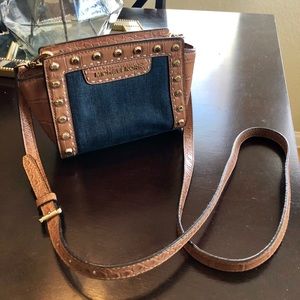 Like new Selma small denim Michael kors crossbody